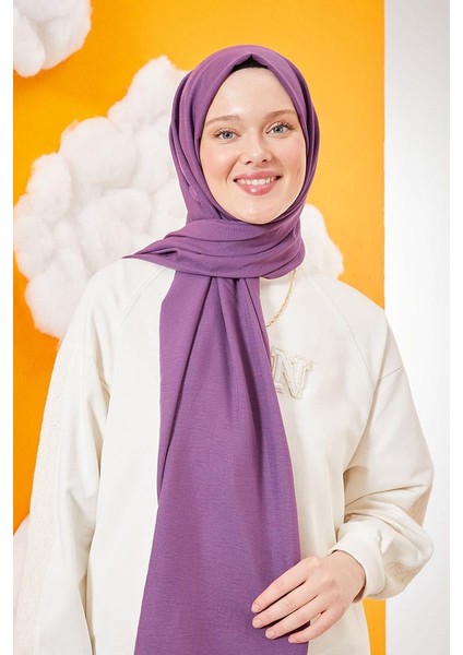 Menekşe Pamuk Cazz Şal modelleri