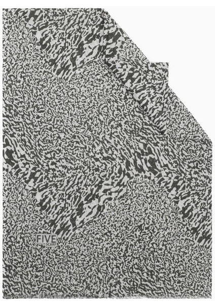 Tarçın Relax Ebruli Desen Şal