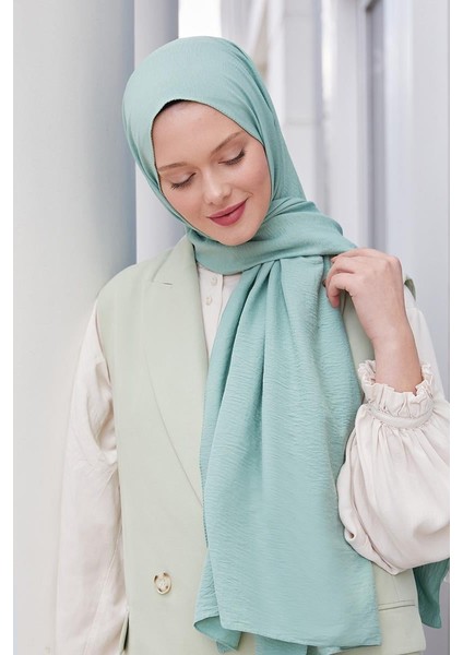 Su Yeşili Pamuk Cazz Şal fiyatları