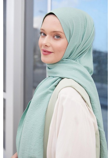 Su Yeşili Pamuk Cazz Şal modelleri