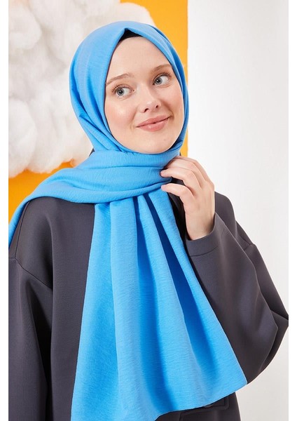 A.Mavi Pamuk Cazz Şal modelleri