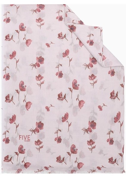 Toz Pembe Relax Gelincik Şal