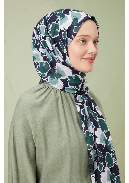 Zümrüt Yeşili Desenli Cotton Şal fiyatları