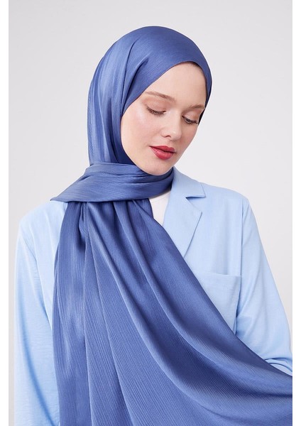 Kot Mavi Brillant Abiye Şal