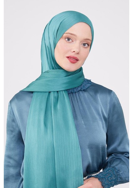 Çimen Yeşili Brillant Abiye Şal