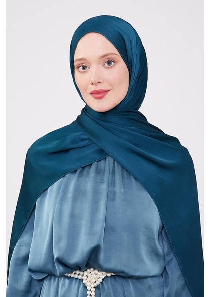 Koyu Zümrüt Yeşili Brillant Abiye Şal