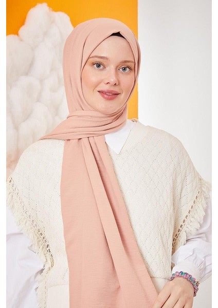 Yavruağzı Pamuk Cazz Şal modelleri