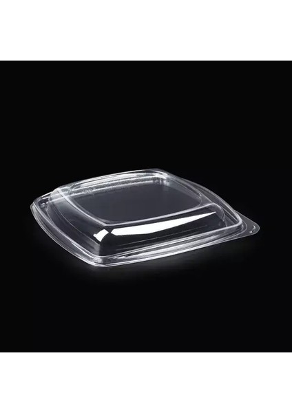 Plastik Kare Salata Kasesi Kapak 300 Adet L-325