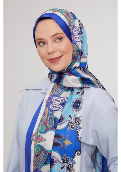 Saks Etnik Çini Desen Vual İpek Şal fiyatları