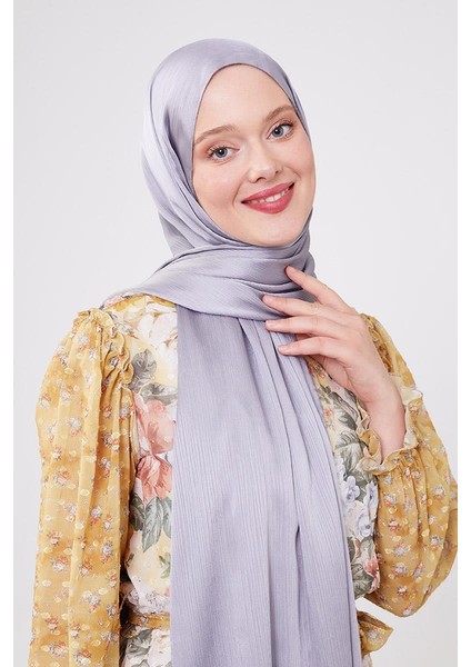 Gri Brillant Abiye Şal