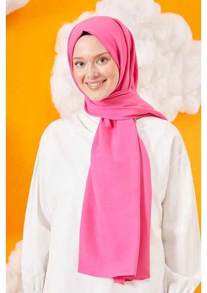 Neon Pembe Pamuk Cazz Şal modelleri