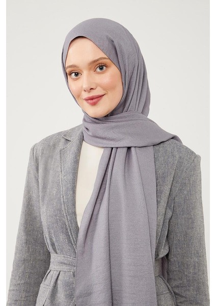 Koyu Gri Junset Şal