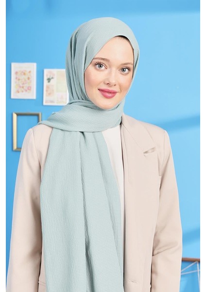 Mint Yeşili Harmoni Şal