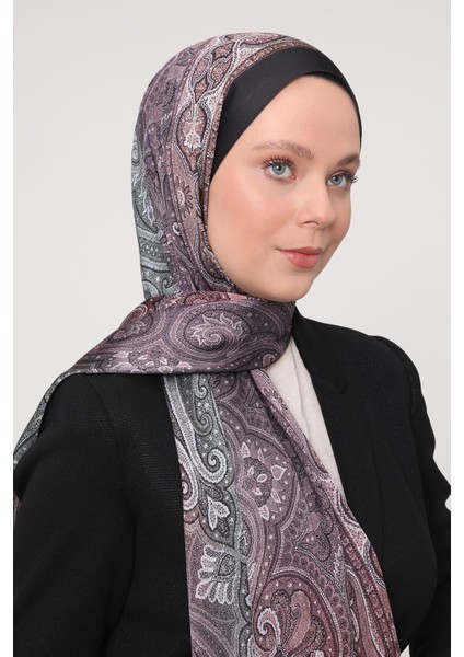 Sütlü Kahve Gölgeli Desen Brand Şal