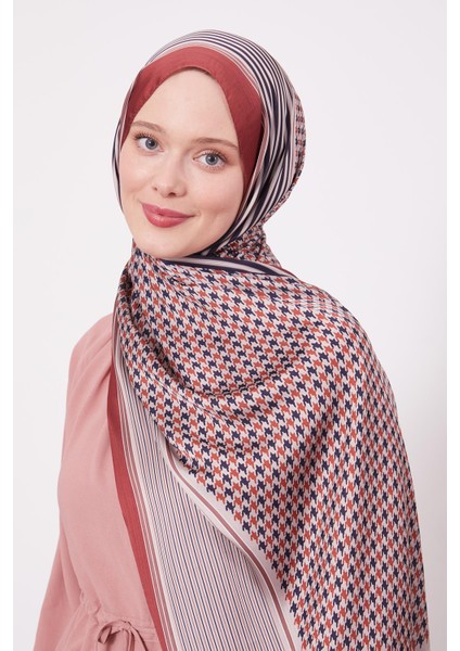 Kiremit Kazayağı Desen Brand Şal