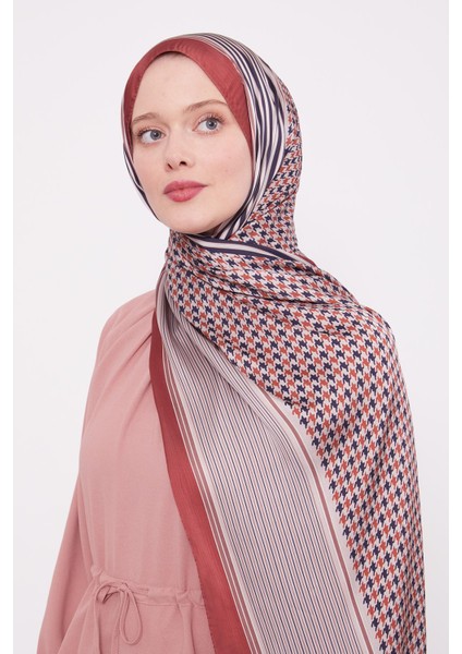 Kiremit Kazayağı Desen Brand Şal fırsatları