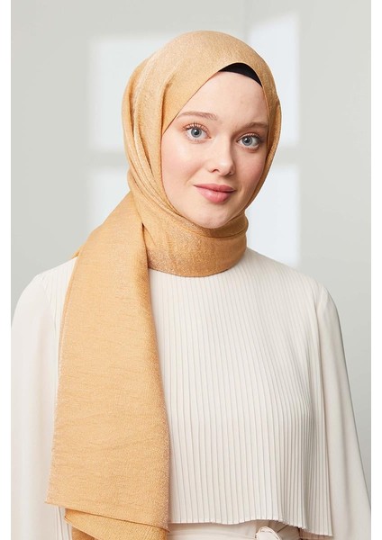 Camel Pırıltı Şal