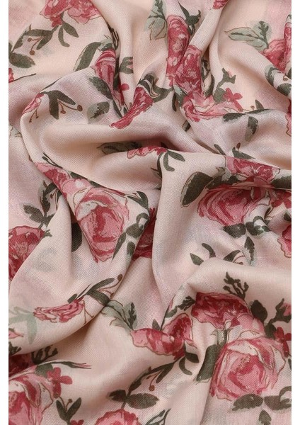 Fuşya Relax Büyük Çiçekli Şal fiyatları