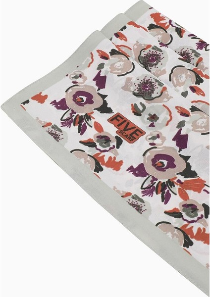 Mint Yeşili Fulya Desen Krep Şal fiyatları