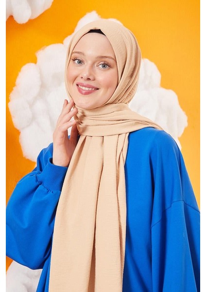 Koyu Sarı Pamuk Cazz Şal