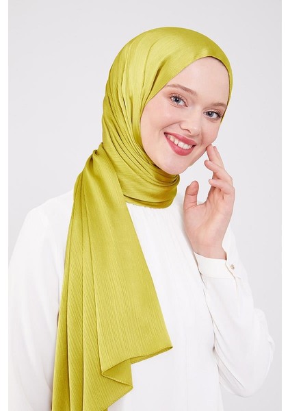 Yağ Yeşili Brillant Abiye Şal fiyatları