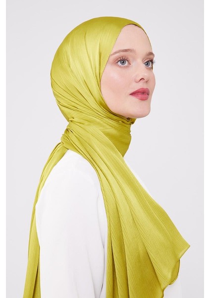 Yağ Yeşili Brillant Abiye Şal fırsatları