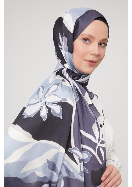 Antrasit Soyut Çiçek Desen Brand Şal fırsatları