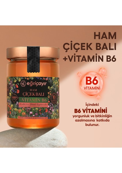 Ham Çiçek Balı + Vitamin B6 850 gr