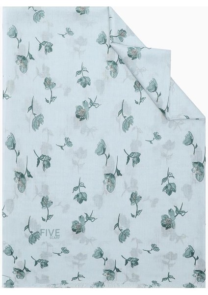 Su Yeşili Relax Gelincik Şal