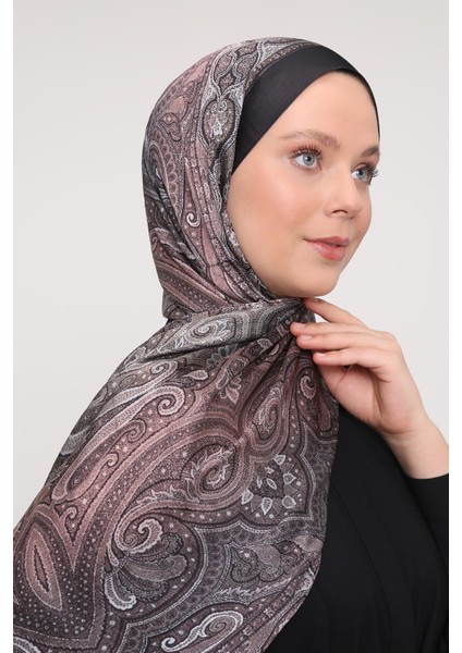 Siyah-Kahve Gölgeli Desen Brand Şal modelleri