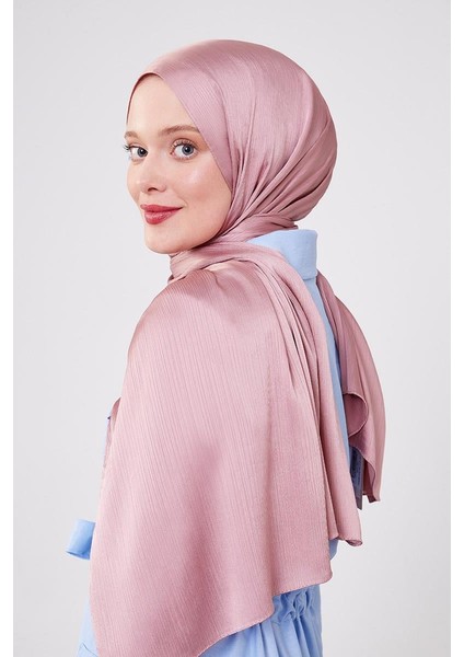 Pembe Brillant Abiye Şal modelleri