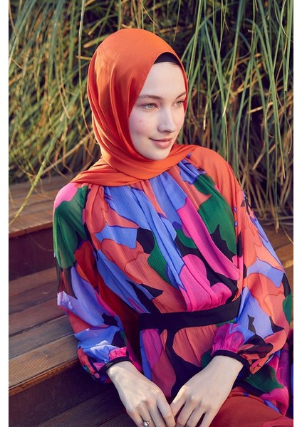 Mercan Brillant Abiye Şal