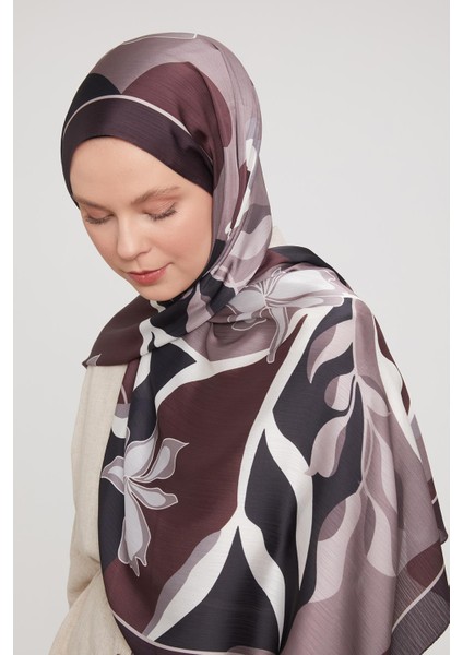 Acı Kahve Soyut Çiçek Desen Brand Şal fiyatları