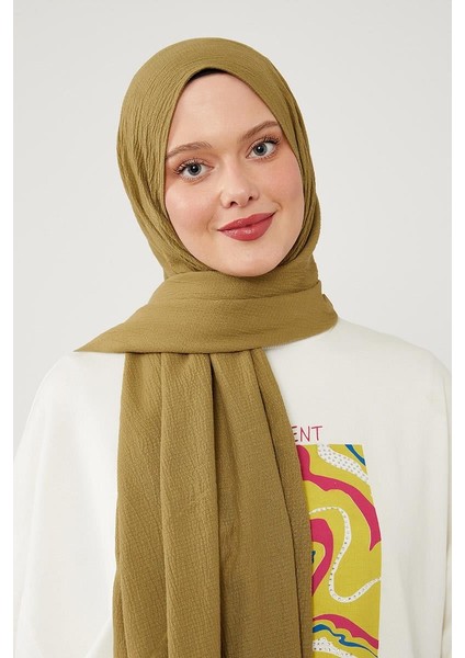 Yağ Yeşili Harmoni Şal