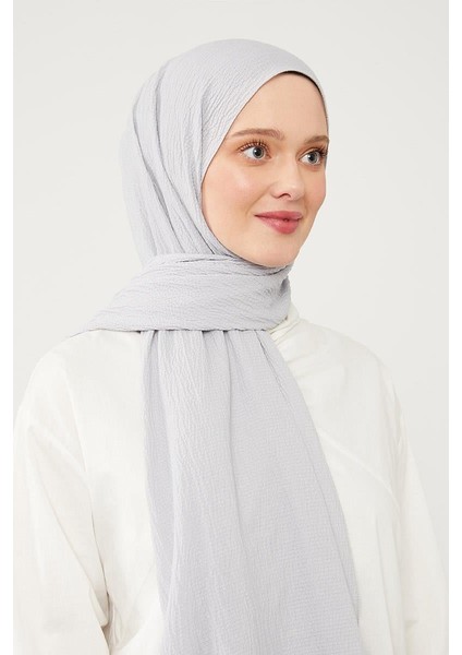 Açık Gri Harmoni Şal