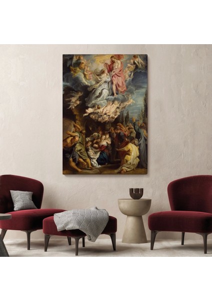 - Baakire Taç Giyme Törentablosu - Coronation Of The Virgin 1644 Diego Velázquez -6473