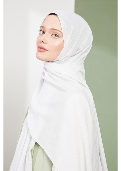 Açık Gri Kraş Krep Şal modelleri