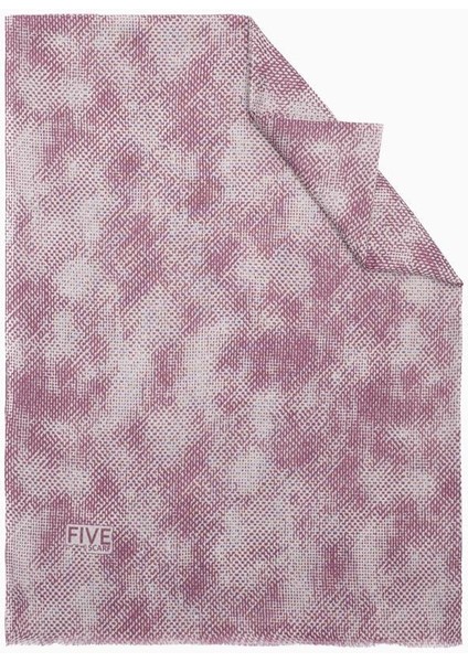 Lila Relax Bulut Batik Şal