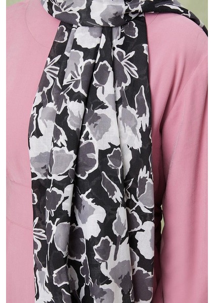 Gri Desenli Cotton Şal fırsatları