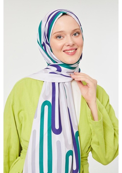 Zümrüt Ataç Desen Mono Krep Şal fiyatları