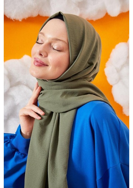Açık Haki Pamuk Cazz Şal fırsatları