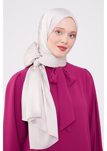 Toz Pembe Brillant Abiye Şal modelleri