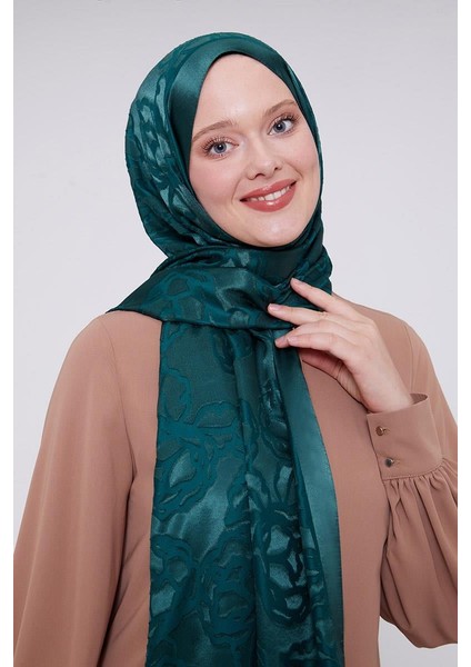 Zümrüt Gül Desen Deluxe Devore Şal fiyatları