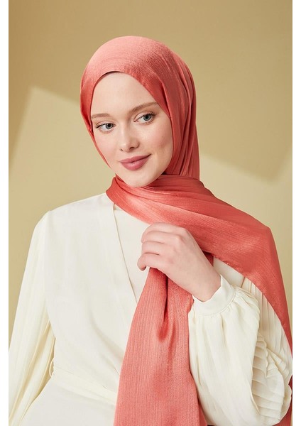 Nar Çiçeği Janjan Abiye Şal