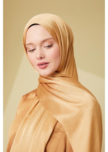 Altın Sarısı Janjan Abiye Şal