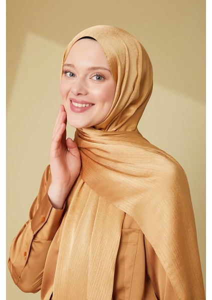 Altın Sarısı Janjan Abiye Şal modelleri