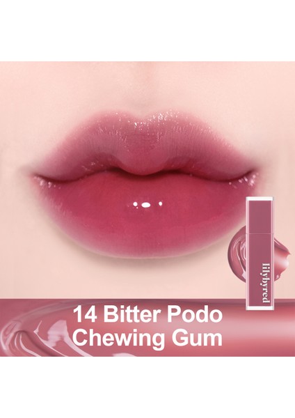 Bloody Liar Coating Tint / Uzun Süre Kalıcı Parlak Dudak Tinti - 14 Bitter Podo Chewing Gum