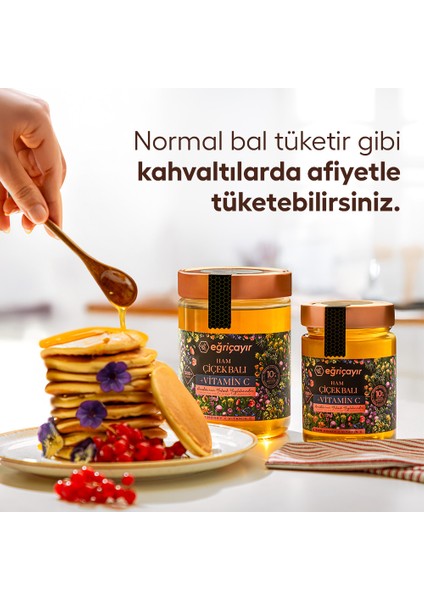 Ham Çiçek Balı + Vitamin C 450 gr fırsatları