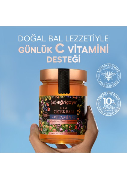 Ham Çiçek Balı + Vitamin C 450 gr