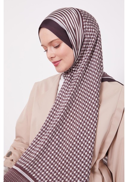 Acı Kahve Kazayağı Desen Brand Şal fiyatları